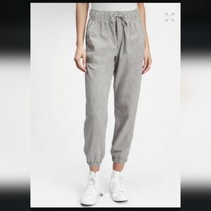 GAP Ribbed Utility Jogger Pants Size XXL Gray Chambray